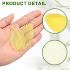 uxcell 100 Pcs Yellow Skeleton Leaves - Image 3