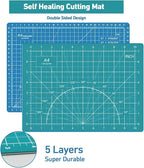 39 Pcs Rotary Cutter Set- Quilting Kit incl. 45mm Fabric Cutter - Image 3