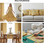 E-Tailor® Hand-Block Printed Pre-Cut Cotton Fabric Ideal - Image 5