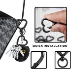 24 Pcs Heart Swivel Spring Clasps，Metal Spring Key Chain Hook Clasps，Clip - Image 2