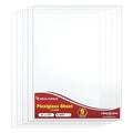 Clear Acrylic Sheets, 0.02 Inch Transparent Thin Plastic Sheets by MEGAFORMAT