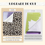 Tintnut Black White Leopard Permanent Vinyl 8 Sheets 12x10in Adhesive Vinyl | - Image 4