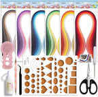 JUYA Paper Quilling Kits with 30 Colors 600 Strips and 8 Tools by JUYACrafts