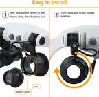 Hands Free Head Magnifying Glasses, Magnifier - Image 7