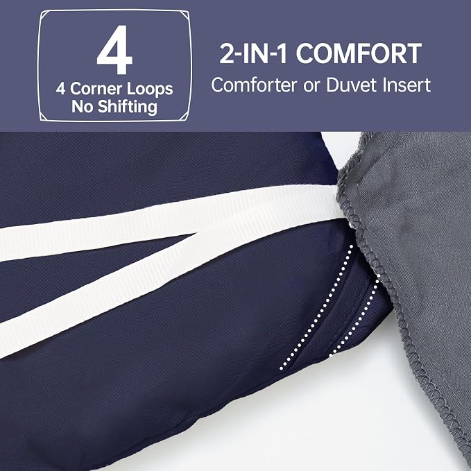 MUXHOMO Full Comforter Sets, All Season Ultra Soft Down Alternative Bedding - Image 6