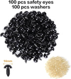 XKDOUS 14mm Safety Eyes, Crochet Eyes - Image 2