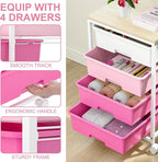 SYKIARIOL Utility-Rolling-Craft-Storage-Cart-Organizer - Image 4