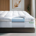ViscoSoft 3 Inch Pillow Top Memory Foam Mattress Topper Cal King by ViscoSoft
