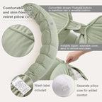 Peallow – Long Round Body Pillow - Image 4