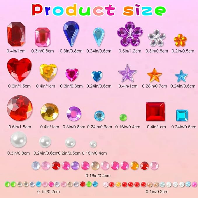 3000 PCS Gem Stickers - Image 2