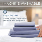 Hotel Sheets Direct 4 Piece Bed Sheet Set King Size, 100% Viscose Derived from - Image 6