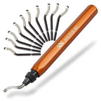 AFA Tooling - Silver Deburring Tool - Works on Metal, PVC Pipes, Plastic and 3D by AFAToolingApprovedforAutomotive