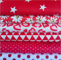 Cotton Fabric DIY Making Supplies Quilting Patchwork Fabric Fat Quarter Bundles by Antetek