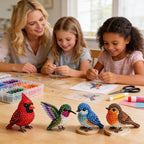 CJNEJGT Kid Friendly 3D Beaded Animal DIY Kit, Stress Relief Leisure DIY Bead - Image 5