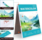 Hapikalor 11"x14" Watercolor Paper Pad, 140lb/300gsm Artist Painting Drawing - Image 7