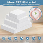 540Pcs Dish Packing Supplies for Moving, 290Thickened High-Density Foam Wrap - Image 6