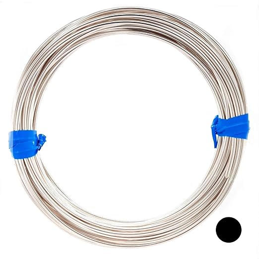 CRAFT WIRE 24 Gauge, 925 Sterling Silver Wire Half Hard Made in USA - 1FT | by CRAFTWIRE