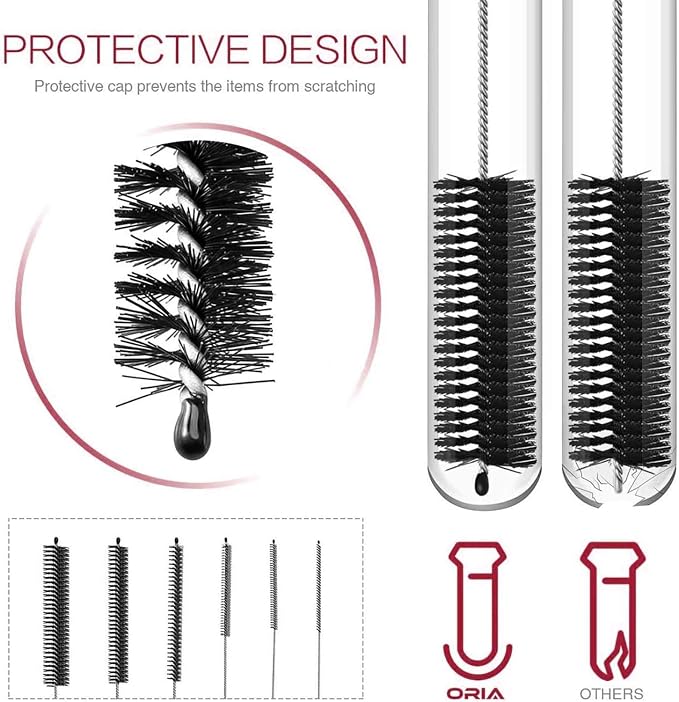 Long Straw Brush Cleaner, Flexible Nylon Tube Cleaning Brushes - Image 2