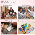 Bakayoyo 451 pcs DIY Dried Pressed Flowers Bookmark Making Kit, DIY Paper Book - Image 6