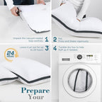 viewstar Bed Pillows King Sizes Set of 2, Hotel Quality Cooling Down - Image 8