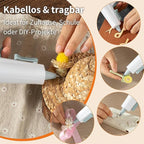 Cordless Hot Glue Gun, Fast Preheat, 2.6Ah Rechargeable Battery, Smart Auto - Image 6