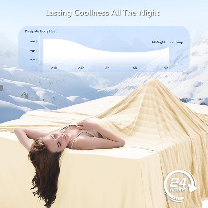 GOHERO Cooling Blanket Throw- 50"x60" Summer Cooling Throw Blanket - Image 3