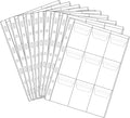 9 Pocket Coin Pages 10 Sheets Plastic Coin Holders Stamp Collector Supplies | by Jomevia
