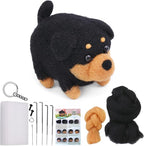 QMNNMA Needle Felting Kits for Beginners, Norwegian Dog Wool Felting Kit | by Qmnnma