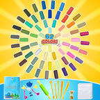 ESSENSON Modeling Clay Kit, 62 Colors, Age 3-12 | Air Dry Magic Clay, Sculpting - Image 2