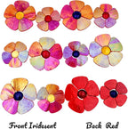 Esweny 12 Flower Stained Glass Mosaic Tiles - Image 2