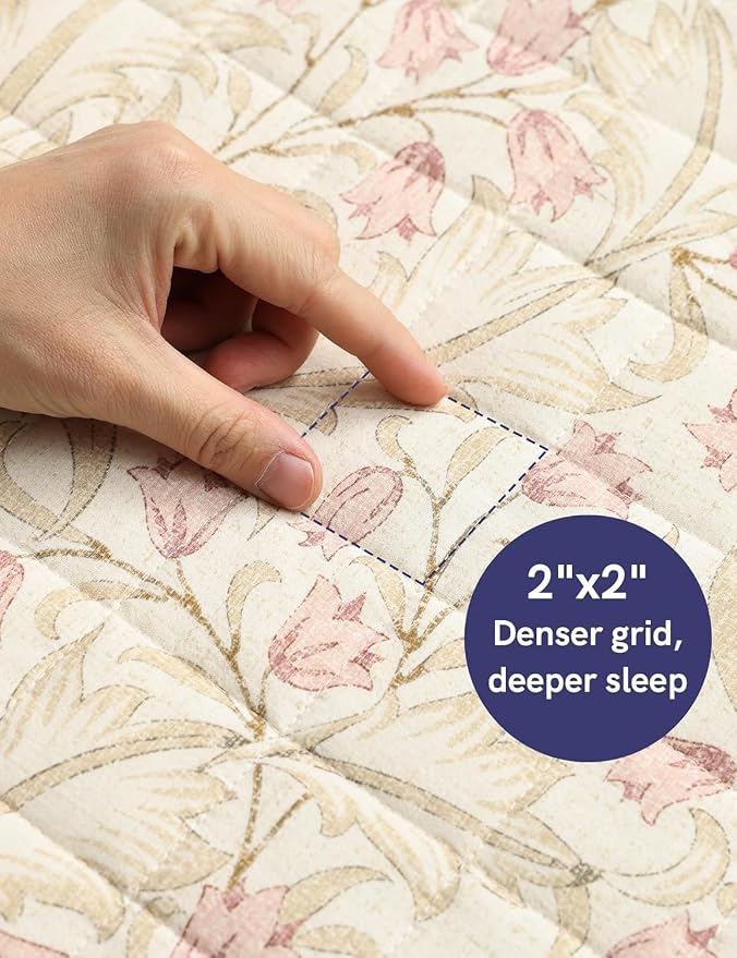 YnM 12lbs Weighted Blanket for Adults, Linen Heavy Bed Throw Blanket - Image 8