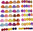Esweny 12 Flower Stained Glass Mosaic Tiles - Image 6