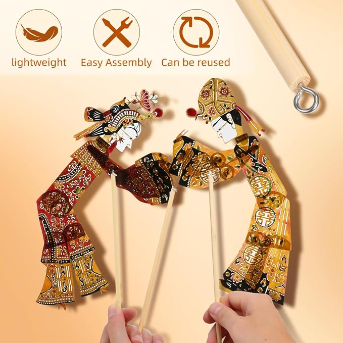 Kisangel Wooden Puppet Rods 7.87 Inch - Image 7