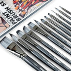 Transon Artist Paint Brush Set of 12 - Image 4