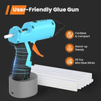GoGonova Cordless Hot Glue Gun, 15s Fast Preheating - Image 5