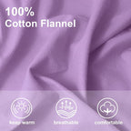 59”W Cotton Flannel Fabric, Super Soft 150GSM, Medium Weight Solid Arts & - Image 4