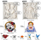Skeleton Bride and Groom Clay Molds - Image 2