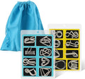 Coogam Metal Wire Puzzle Set of 16 by Coogam
