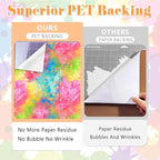 Paint Splatter Patterned Permanent Adhesive Vinyl 16pcs 12'' x 10'' | Paint - Image 4