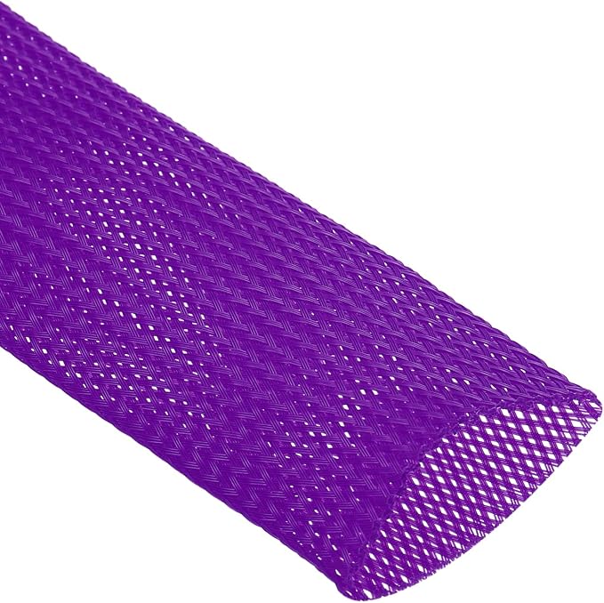 uxcell Expandable Sleeving, 2 3/8-inch 10ft Cable Sleeve - Image 2