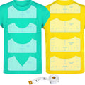 9pcs Tshirt Ruler Guide for Vinyl Alignment, T Shirt Rulers to Center Designs by TIETOC