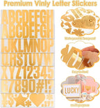 Gold Letter Stickers 2.5”, Bulletin Board, Scrapbooking, Classroom Décor - Image 4