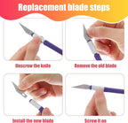 64 Pack Exacto Knife Set, Exacto Knives Bulk, Precision Craft Knife, Craft Knife - Image 7