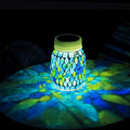 Mosaic Garden Decor Solar Outdoor Hanging Lights, Solar Mosaic Lanterns by solarstatue