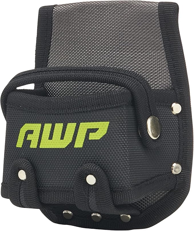 AWP Tape Measure Pouch with Metal Belt Clip and Tunnel Loop, Tool Belt Accessory - Image 4