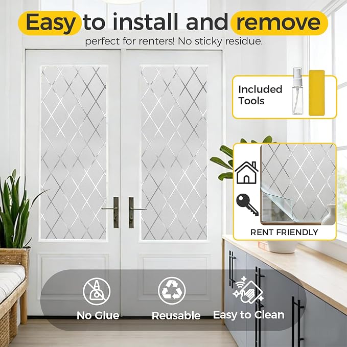 OHTMERU Window Privacy Film Decorative - Image 5