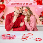 Taybonds Valentine's Day Bracelet Making Kit – Heart-Shaped Bead Box - Image 3
