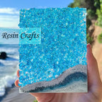 1.3 LB Crushed Glass Sand Broken Pieces Stones - Image 2