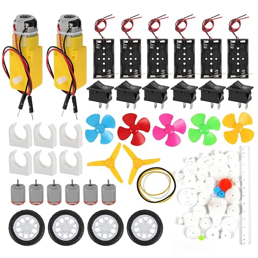 DC Motors Kit DIY Science Projects DC Motor Kit 3V-12V 25000RPM Mini Electric by Dorhea