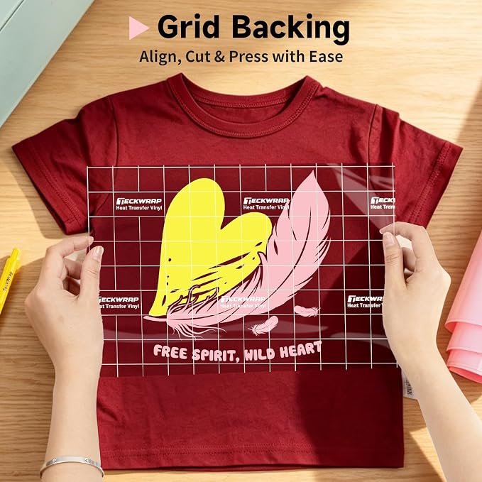 TECKWRAP Heat Transfer Vinyl for T-Shirts, 50+ Washes, REACH Certified & Dryer - Image 4